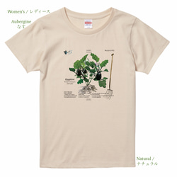 ヨーロッパのオーガニック菜園Tシャツ。/ ナチュラル 8枚目の画像