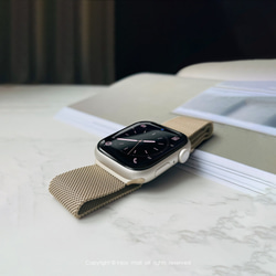 ラブコンステレーション Apple Watchシリーズ ステンレススチールメタルミラノストラップ カスタマイズ専用コンステレーシ 6枚目の画像