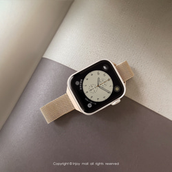 ラブコンステレーション Apple Watchシリーズ ステンレススチールメタルミラノストラップ カスタマイズ専用コンステレーシ 5枚目の画像