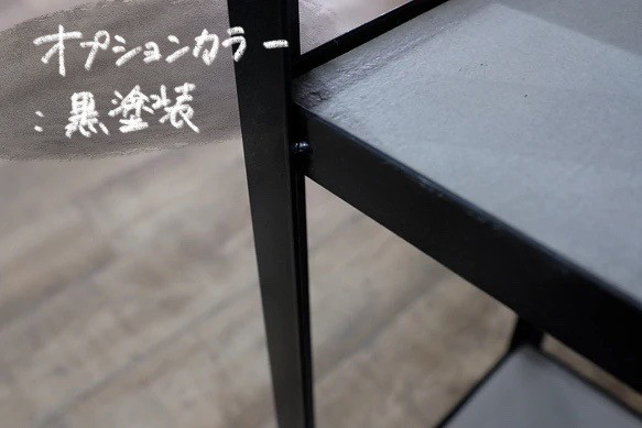 モルタル×スチール　シェルフ　W1200mm 11枚目の画像