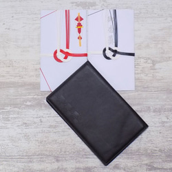 オーダー　冠婚葬祭兼用  本革製黒　セレモニーケース 1枚目の画像