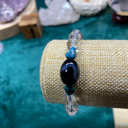 白蛇天珠ブレス 向上心のある人 豊かさを目指して ブレスレット グラ