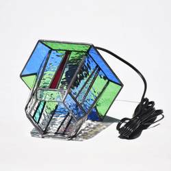 ガーデンライト 吊下げ式 6Ｋ-400 ステンドグラス ガーデンランプ 庭園灯 外灯  ガーデニング 雑貨 6枚目の画像