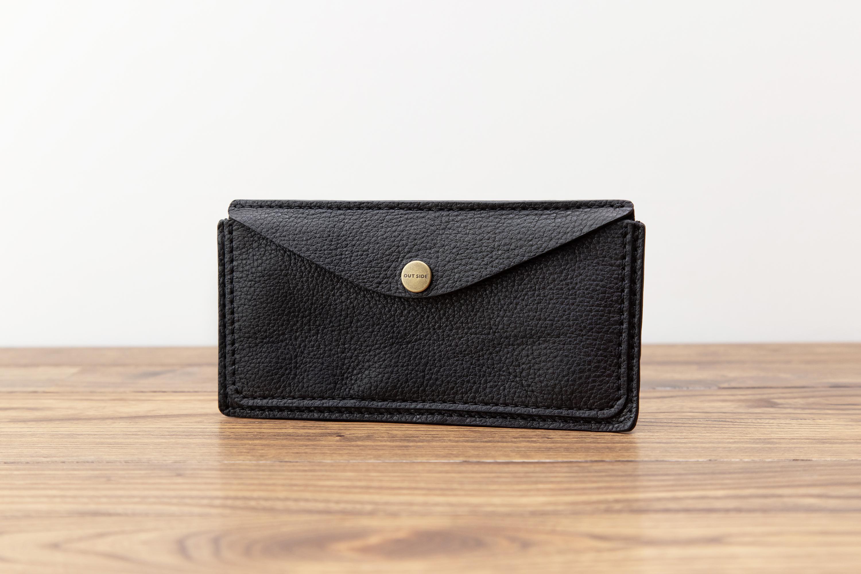 日本製牛革の長財布 SOFT&SLIM ／ ブラック※受注製作