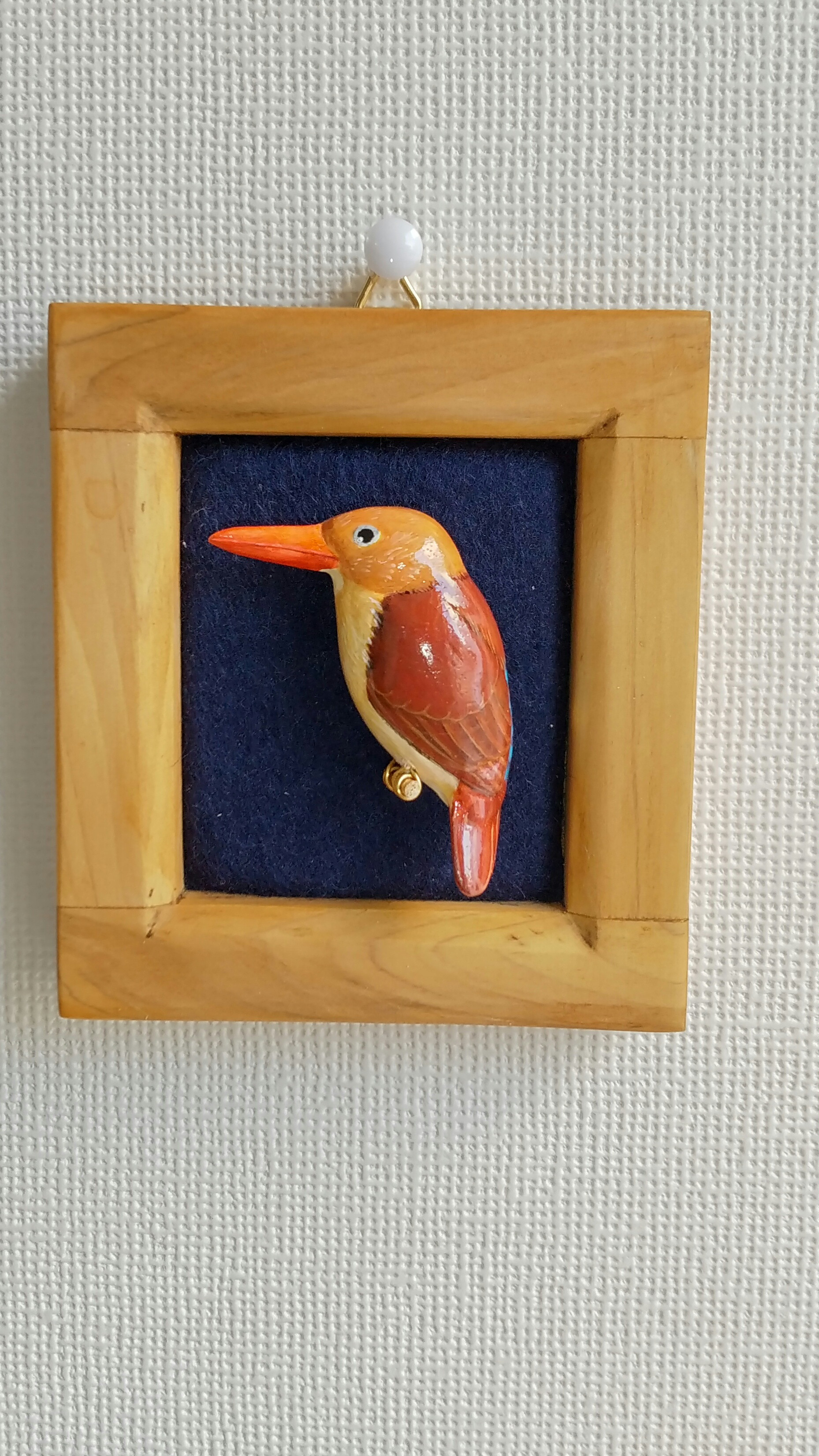 ミヤコショウビン　木彫り