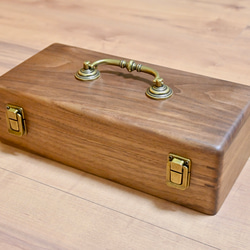 ウォールナットのアロマオイル専用キャリーボックス