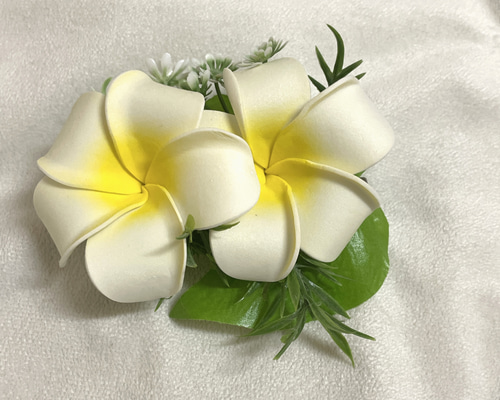 バナナクリップ 髪留め 紫陽花 青グラデ 花飾り 花冠 フラ ココ ハワイアン バナナクリップ 髪留め 紫陽花 青グラデ 花飾り 花冠 フラ ココ ハワイアン