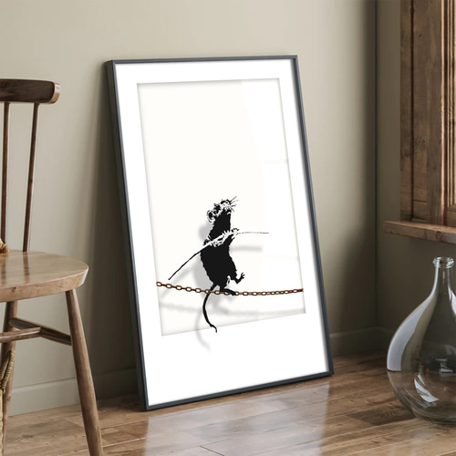 バンクシー アート ポスター】モダン インテリア雑貨 アートパネル