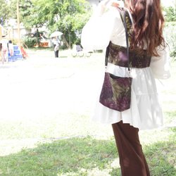 エレガンスで上品な◎イタリア生地を使ったサコッシュ 9枚目の画像