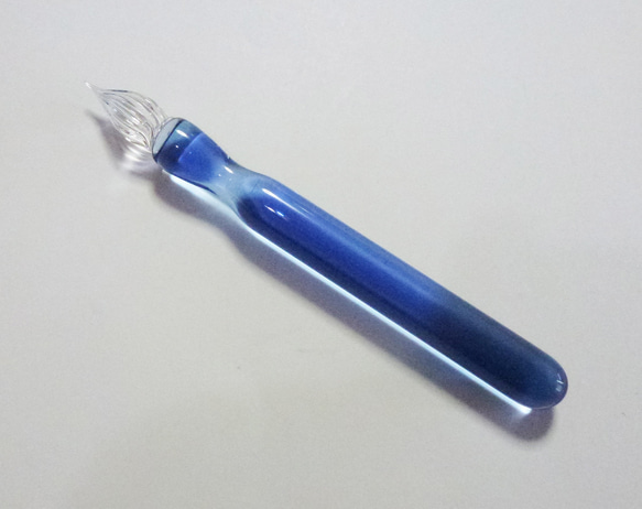 Color 硬質ガラスペン　ライトブルー 2枚目の画像