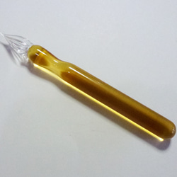 Color 硬質ガラスペン　ライトアンバー (蜂蜜色) 2枚目の画像