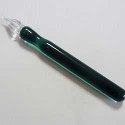 Color 硬質ガラスペン　ブルーグリーン 2枚目の画像