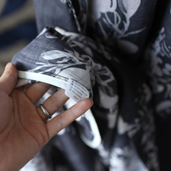 ワンピース 袖付き チャイナドレス 風シンプルなデザイン 薄手の生地 2275 14枚目の画像