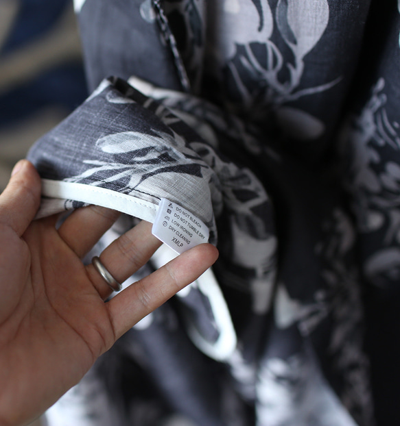 ワンピース 袖付き チャイナドレス 風シンプルなデザイン 薄手の生地 2275 14枚目の画像