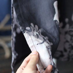 ワンピース 袖付き チャイナドレス 風シンプルなデザイン 薄手の生地 2275 13枚目の画像