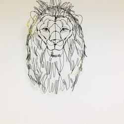 ワイヤークラフト アート パピヨン 四葉 メモリアル 額 壁掛け (04) ワイヤーアート 桜 壁飾り ワイヤークラフト - Con te | minne