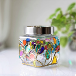 Glass art "Beautiful Witch Canister 1" 第2張的照片