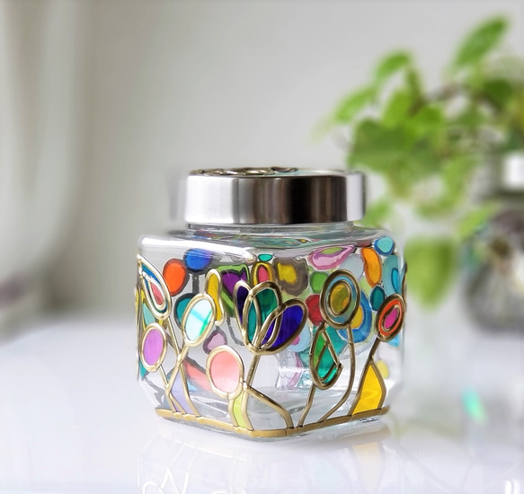 Glass art "Beautiful Witch Canister 1" 第2張的照片