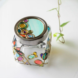 Glass art "Beautiful Witch Canister 1" 第8張的照片