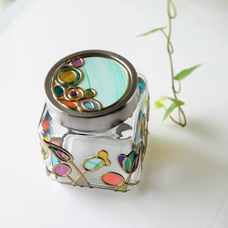 Glass art "Beautiful Witch Canister 1" 第13張的照片