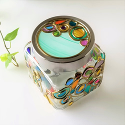 Glass art "Beautiful Witch Canister 1" 第5張的照片