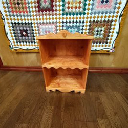 自家製の檜の棚 本棚・オープンラック｜ひのき無垢家具｜ヒノキクラフト