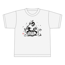 【Tシャツ】 力士/白 4枚目の画像