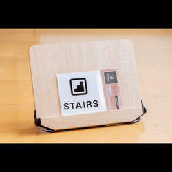 ミニマルな階段用サインステッカー | STAIRS 階段マーク 階段案内 かわいい 扉マーク ドアサイン シール 賃貸可 3枚目の画像