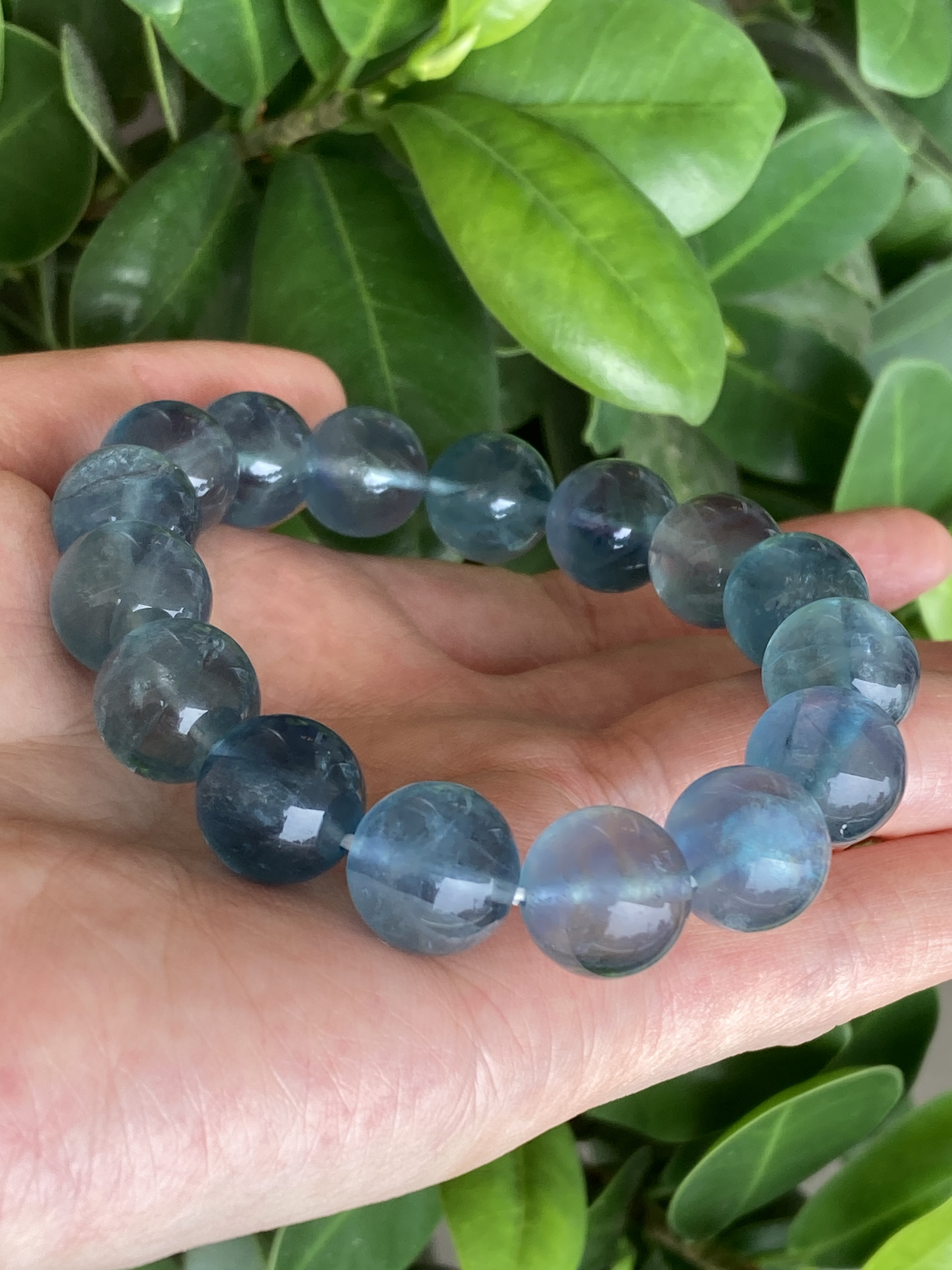 【大人気！ラスト2本】フローズンフローライトブレスレット