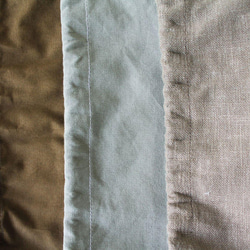 Kinchaku Basic M コットンシーチング スモーキーブルー [巾着袋 綿 シンプル 無地] 15枚目の画像