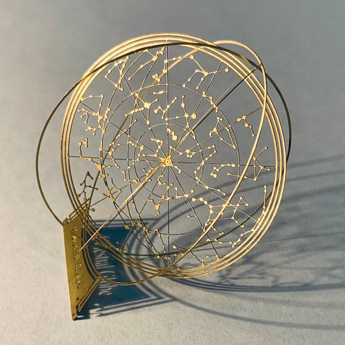 Celestial globe-ラウンド型天球儀-真鍮 Aタイプ その他インテリア雑貨