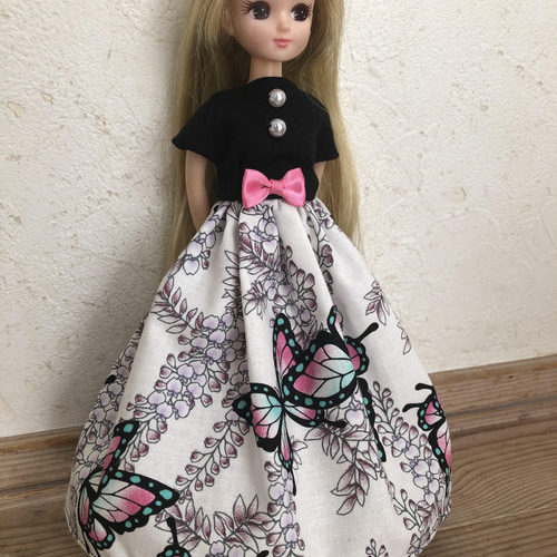 リカちゃん ハンドメイド ワンピース服♡