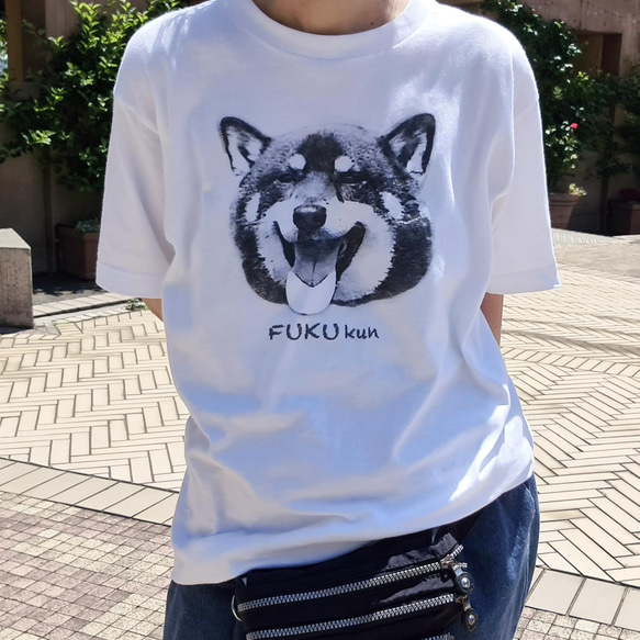 うちの子Ｔシャツ☆顔デカVer.（いぬ ねこ 犬 猫 ネコ ペット うさぎ ウサギ ハムスター パンダ） 5枚目の画像