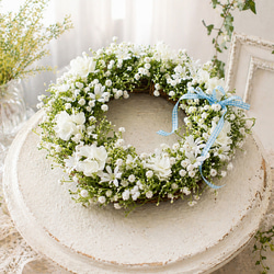 紫陽花リース　あじさいリース リース 完成品【色が選べるリース】あじさい 紫陽花 アジサイ 玄関