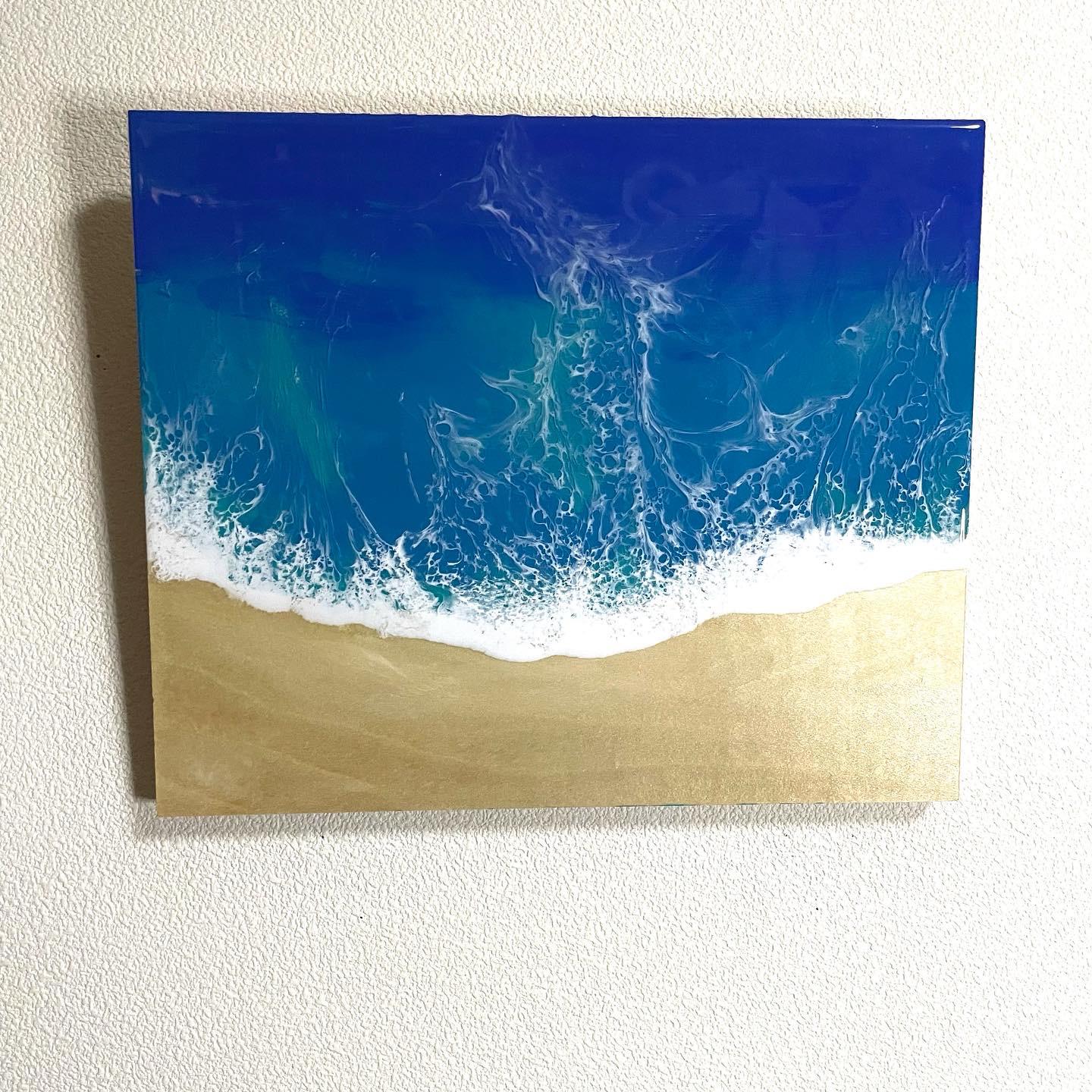 海レジンアートワークショップ個人レッスン◆リモートでスマホでも簡単！ 13,000円