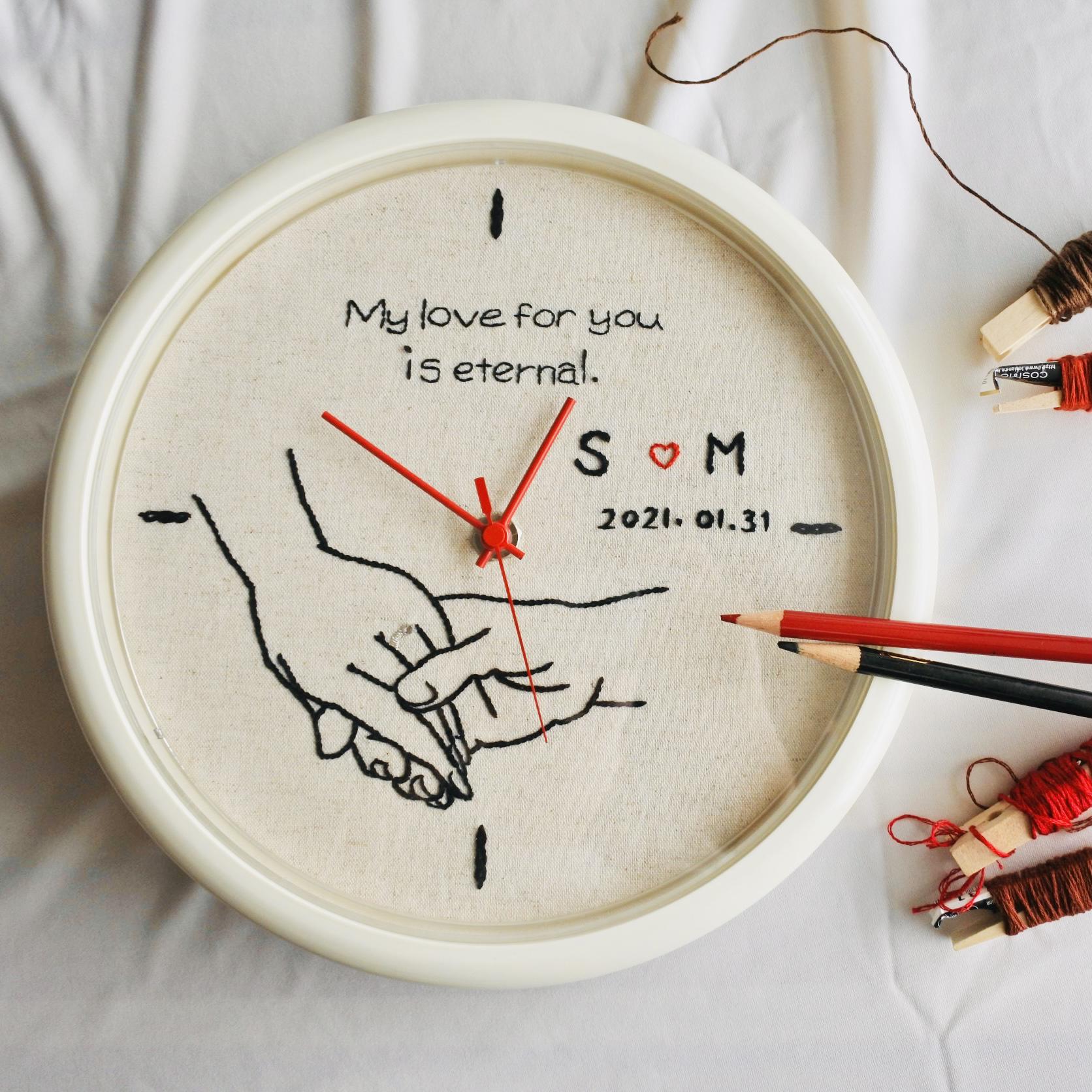 セミオーダー プロポーズ刺繍時計 〜Marriage ring〜