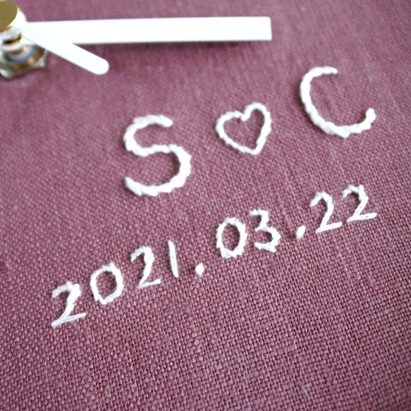 セミオーダー プロポーズ刺繍時計 〜Engage ring〜 7枚目の画像