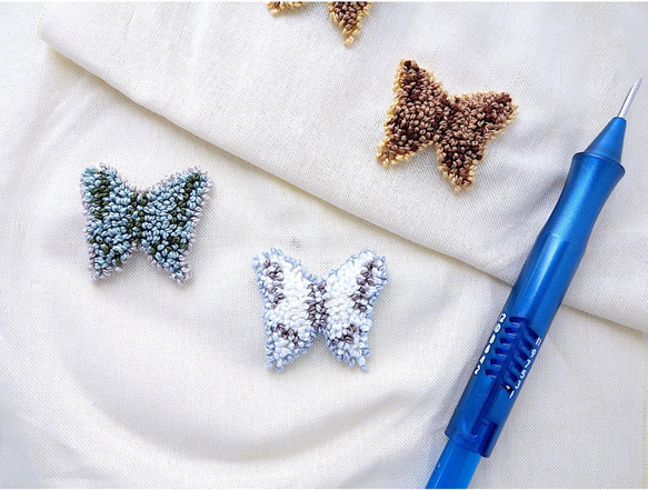【刺繍糸用ウルトラパンチニードル（アメリカ製）】３本替えニードルセット・12段階アジャスタ 13枚目の画像