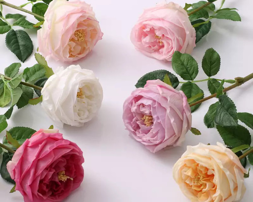 ローズミニ120本 ピンク造花 薔薇 インテリア イングリッシュローズ ローズミニ120本 ピンク造花 薔薇 インテリア イングリッシュローズ