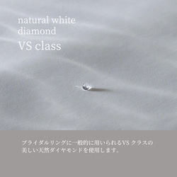 〈K10〉ダイヤモンドとパールのフォークリング　指輪　〈VR079〉 3枚目の画像