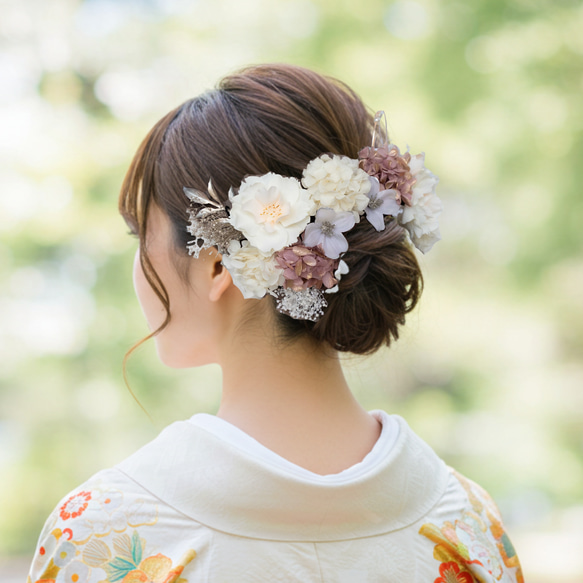 日本製 髪飾り] 5タイプ 卒業式 袴 結婚式 成人式 振袖 和装