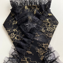 重ね衿　刺繍半衿　黒とゴールドの重ね衿　成人式　前撮り　袴　卒業式 楽天市場】【マラソン限定10%OFFクーポン配布中!】金銀 刺繍 半