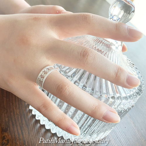 レース 透かし細工 NOJESS silver リング ノジェス