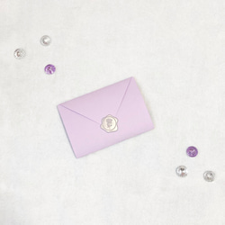 ✳︎組み立ていらず✳︎パーツつき　レター型　サプライズボックス　紫×白×シルバー 3枚目の画像