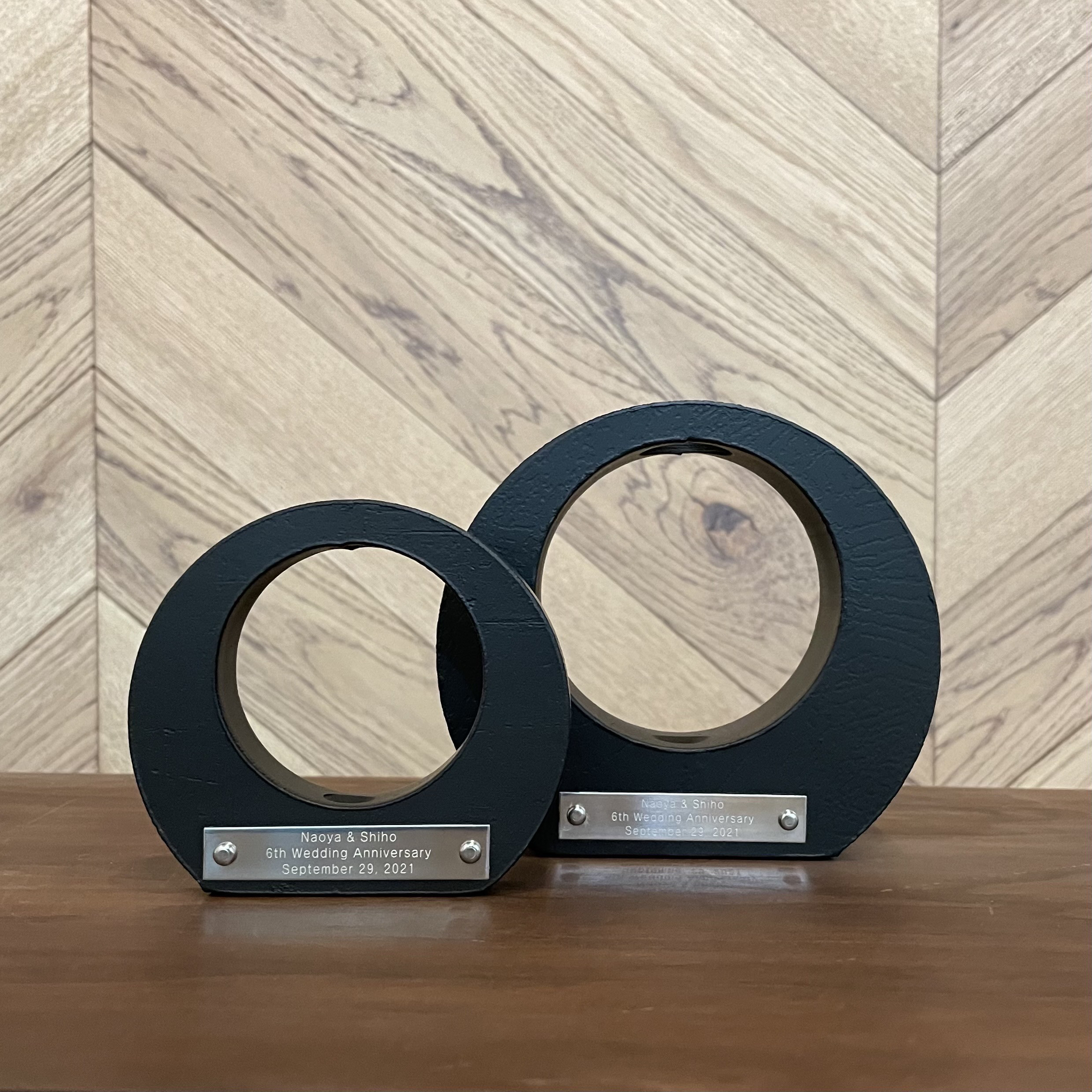 ★鉄一凛用のオプションオリジナルプレート★　鉄婚式や記念日ギフトにオススメ！ 6,688円