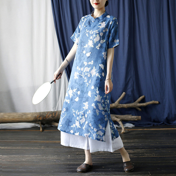 貴重】made in France 麻ワンピース2♾️ ワンピース 