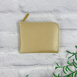 薄マチで使いやすい ハーフ財布 牛革 シュリンク（暖色シリーズ）  squeeze スクィーズ 6枚目の画像
