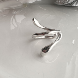 巻きつくイヤーカフM/片耳用 silver925 8枚目の画像