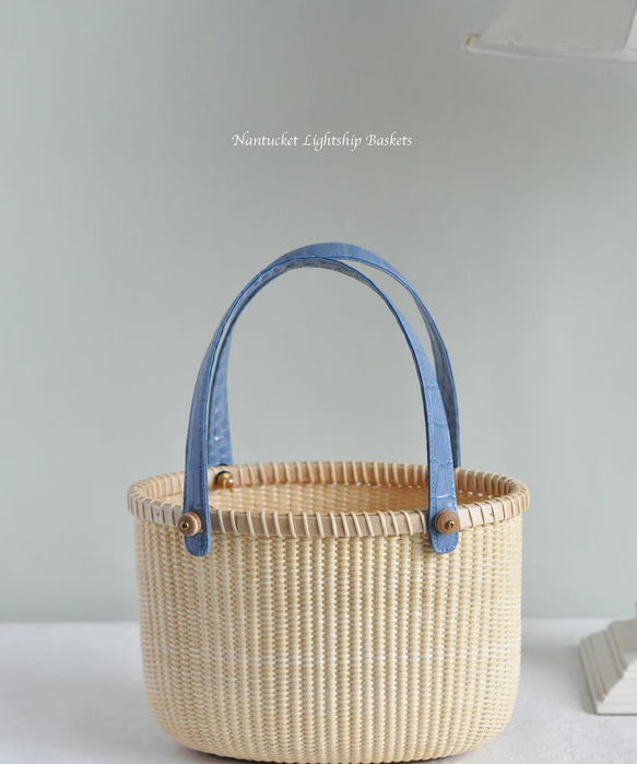 ☆オンライン限定Special Price☆【ナンタケットバスケット】9インチトート・レザーハンドル付き ナンタケットバスケット 9インチトート