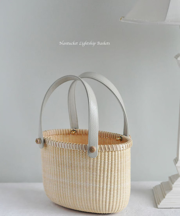 ☆オンライン限定Special Price☆【ナンタケットバスケット】9インチトート・レザーハンドル付き ナンタケットバスケット 9インチトート